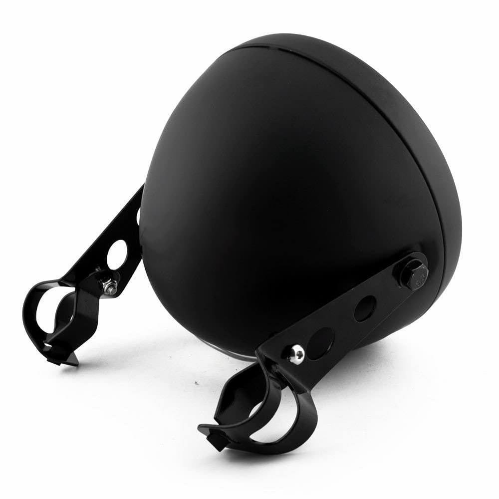 Headlights Schutzhülle 7 Zoll 7 "Universal Scheinwerfergehäuse Motorrad Scheinwerferabdeckung Montagehalterung Einstellbare Scheinwerferschale Leuchtturm Scheinwerfergitter(35-43mm)
