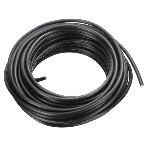 PATIKIL 4mm Bonsai Training Wire, 1 Roll Floral Wire Stems Anodized Aluminum Tree Wire 32.8 Feet Total for Gardening Branch Fixing, Black