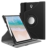 Infiland Tab S4 10.5 Case with S Pen Holder, 360 Degree Rotating Case Support Auto Sleep/Wake Compatible with Samsung Galaxy Tab S4 10.5-inch 2018 Release Tablet Model SM-T830/T835, Black