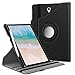 Infiland Tab S4 10.5 Case with S Pen Holder, 360 Degree Rotating Case Support Auto Sleep/Wake Compatible with Samsung Galaxy Tab S4 10.5-inch 2018 Release Tablet Model SM-T830/T835, Black