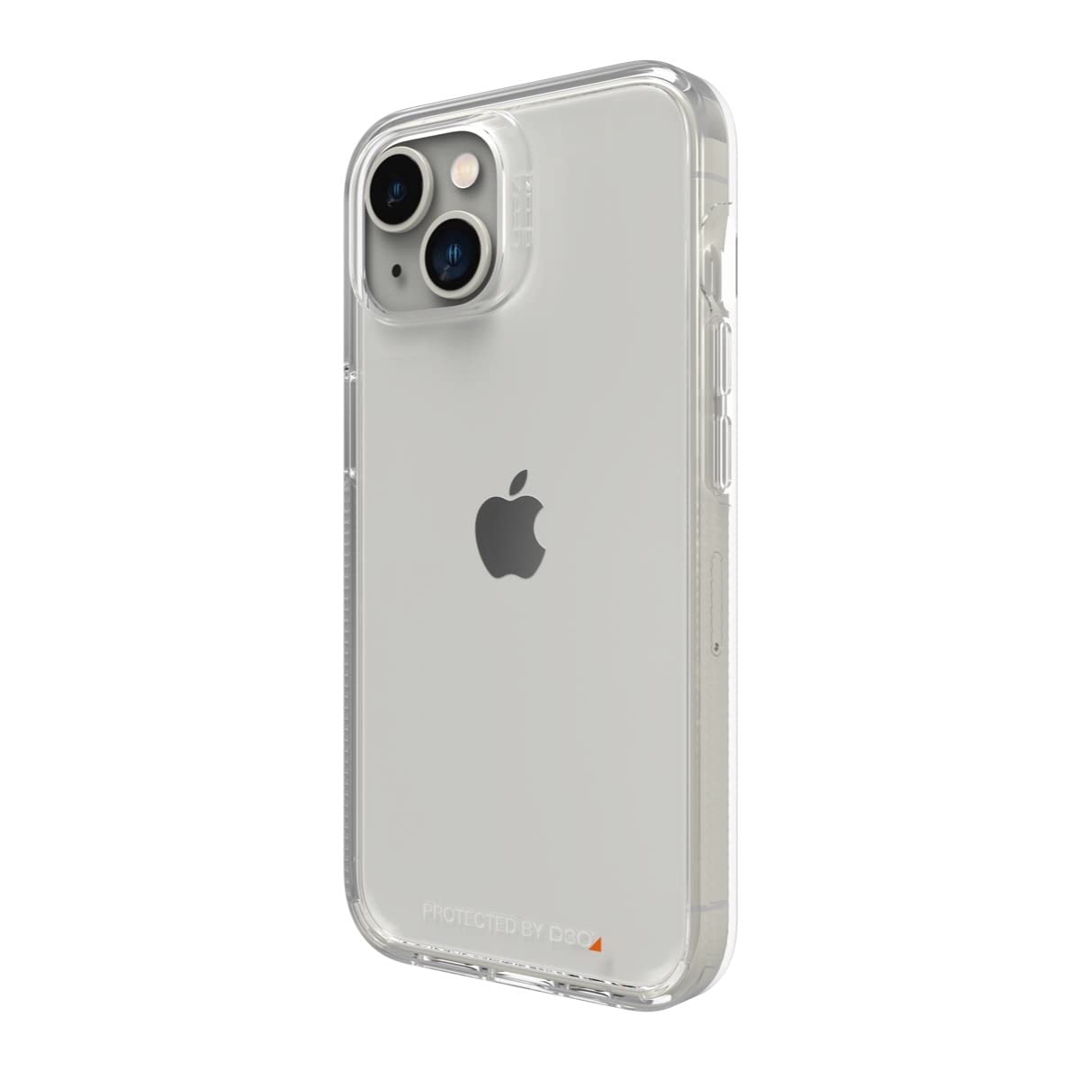 ZAGG Gear 4 Crystal Palace D30 Protective Case Compatible with iPhone 14, Slim, Lightweight, Shockproof, MagSafe, Wireless Charging, (Clear)