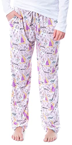 Disney Princess Rapunzel Tangled Womens Super Soft Loungewear Pajama Pants Pink #TOP13