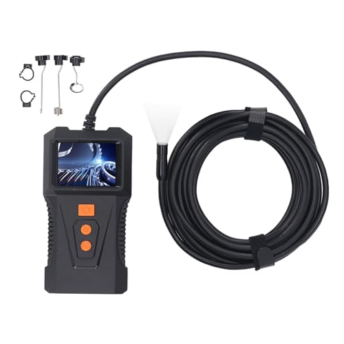 Telituny Endoskopkamera mit Licht, 1920P HD-Inspektionskamera, Kanalkamera 8-mm-mit 8 LED Licht, 360 ° Rotatable Abwasserkamera, wasserdichte IP67-Rohrkamera, für Autos | Rohre | Maschinen (5 M)