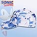 Accessory Supply Boys Sonic Hat for Kids, Sonic The Hedgehog Baseball Hat with Adjustable Velcro Back, Cotton Breathable Cap