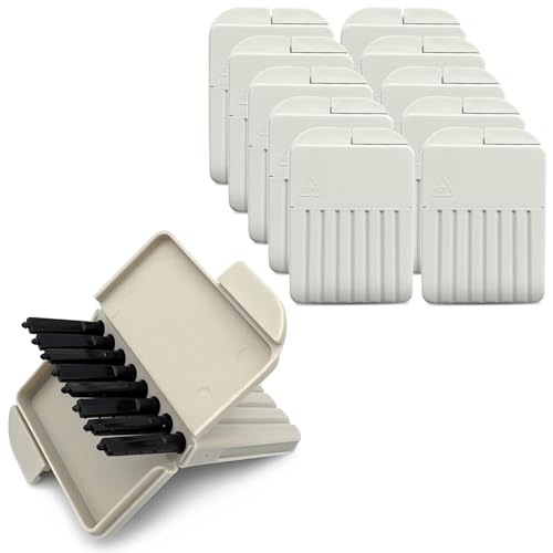 DIREKT CeruSafe Cerumenfilter - kompatibel mit Phonak Widex & Signia Geräte - Filter Für Hörgeräte - 1 3 mm Durchmesser - 80 Stück - 10er Pack - Grau