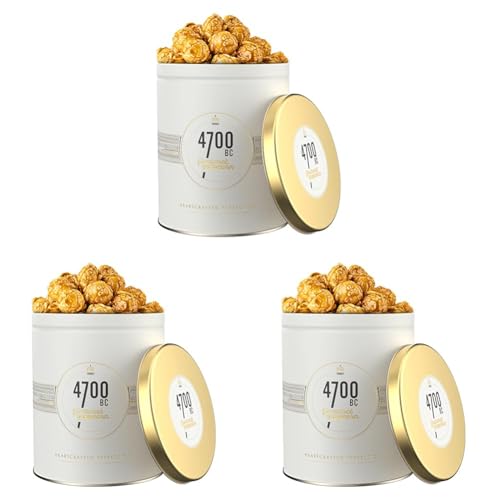 Image of 4700BC Gourmet Popcorn, Butter Toffee Caramel, Tin, 125g (Pack of 3)