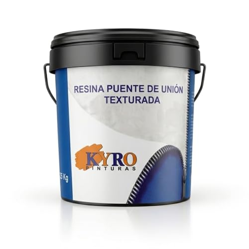 KYRO PINTURAS - Resina Puente de Unión Texturada - Imprimación Alta Adherencia para Morteros y Hormigón - Color Azul Suave - 25kg, 5Kg, 1Kg (1 Kilogramo)