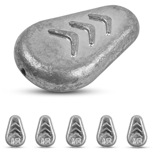 Fishing Weight Sinker 1/2oz 5pcs Saltwater & Freshwater