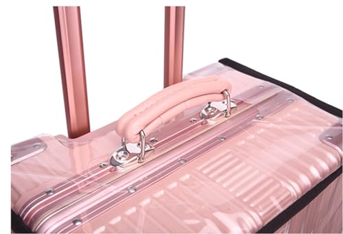 FIRSTONE Luggage Cover for Suitcase, Clear Suitcase Cover Waterproof PVC Luggage Cover Protector 4 Pcs Travel Suitcase Wrap 20", 22", 24", 28"2