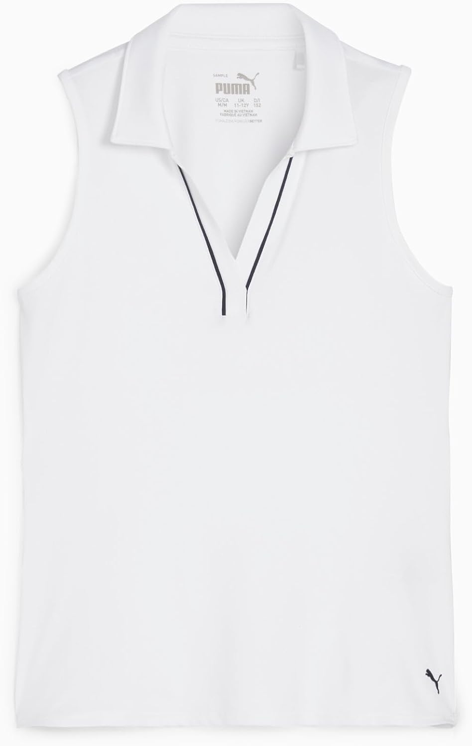 pumagolf Girls Girls Cloudspun Piped Sl Polo