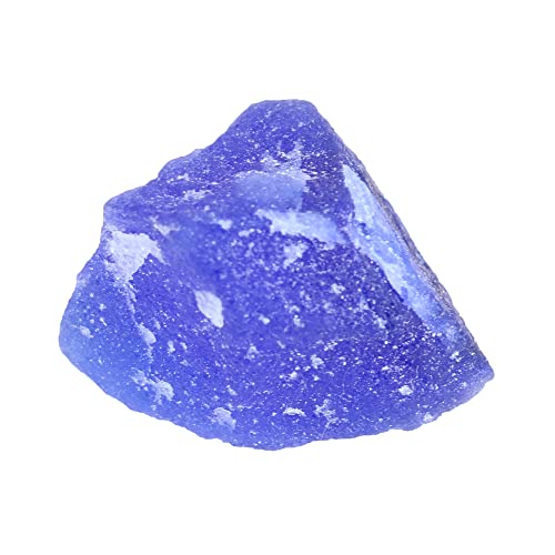 Saphir bleu naturel brut en vrac de 25 carats pour cabbing AXA-42
