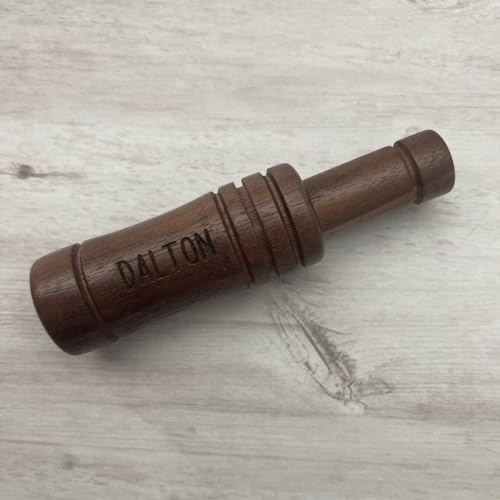 Hazel Grove Customs Personalized Duck Call – Engraved Wooden Duck Call, Classic Hunting Call, Waterfowl Calling Accessory