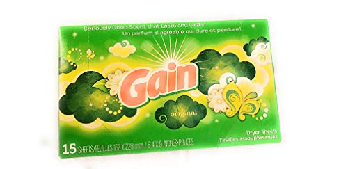 Gain Dryer Sheets 15 Count Box Original Scent Great for travel! - image 1