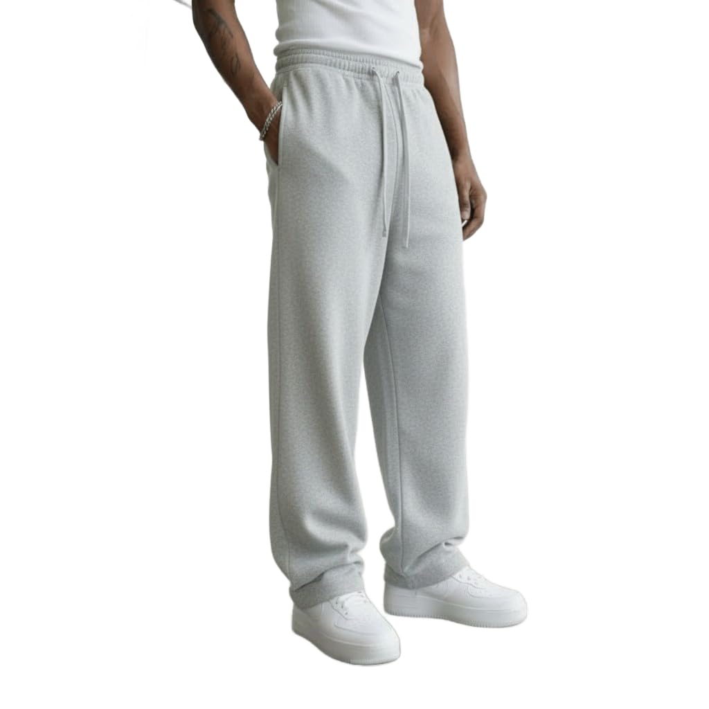 dockstreet Track Pant for Men || Baggy Fit || Track Pants || Full Elastic Jogger Track Pant || 100% Cotton-picture-32