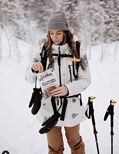 Hickory Smoke Turkey Jerky By Country Archer, 100% Natural, Gluten Free, Protein Snacks, 2.5 Ounce, 4 Pack #TOP7