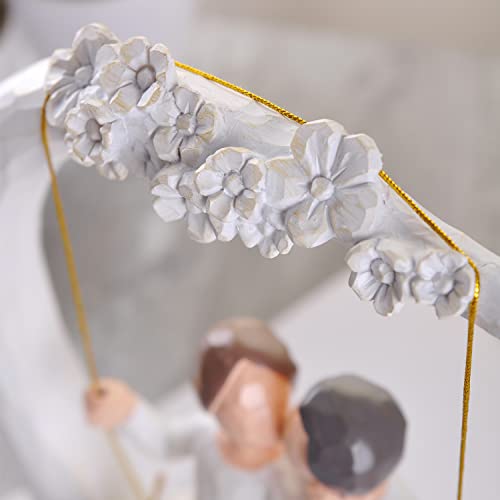 Ibwell Romantic Couple Figurines In Love Wife Gifts From Husband Hand Painted Sweet Couple Gift For Valentine's Day, Wedding Anniversary, Weddings - 9 Inch #TOP4