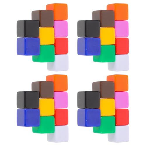 Dados en blanco de acrílico ifundom para sustituir piezas y personalizar juegos de mesa