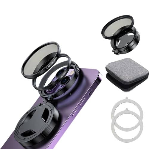Filtro CPL magnético para iPhone, filtro polarizador giratorio con lente Starburst, compatible con...
