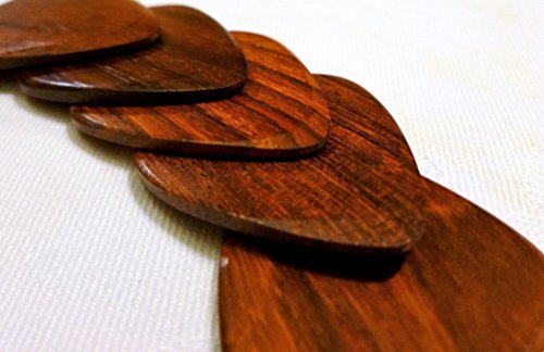 Us Blues P3-Twrs Tone Woods Indian Rosewood Guitar Picks Brown Medium #TOP3