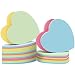 Sticky Notes - Mixed Color Funny Memo Pad Sticker Note Pad for Teachers/Students/Home/Clerk/Assistant/Office/School 1000 Sheets-Heart Shape