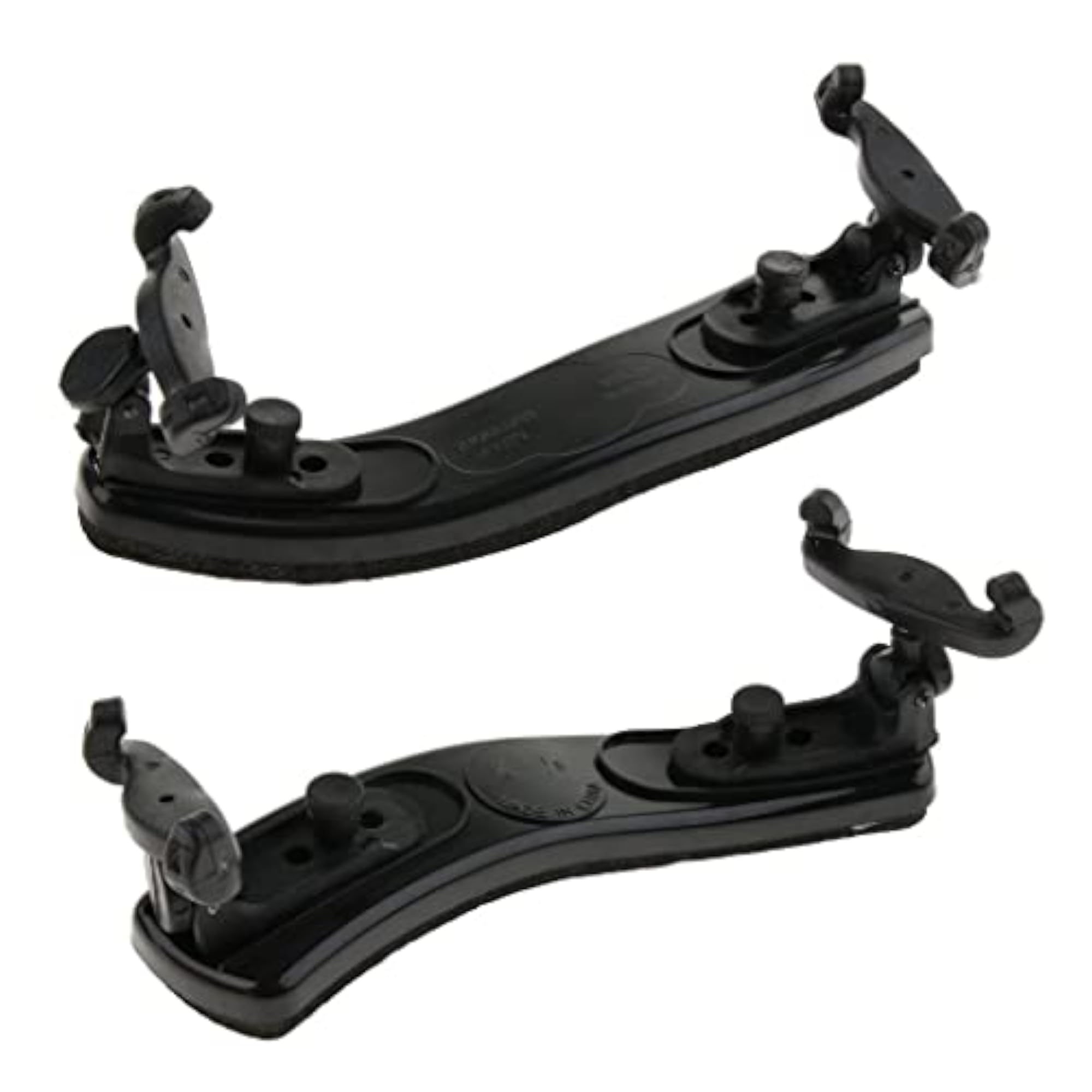 Adjustable Black Plastic Violin Shoulder Rest for 1/2 to 1/8 Sizes