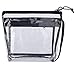 Rough Enough TSA Approved Clear Toiletry Bag for Women Travel Waterproof Cosmetic Makeup Organizer Pouch with Zipper Pocket Airline Beach Essentials