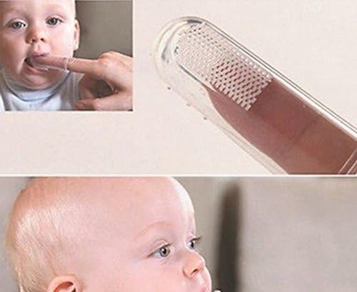 Children Teeth Clear Massager Soft Silicone Baby Finger Toothbrush