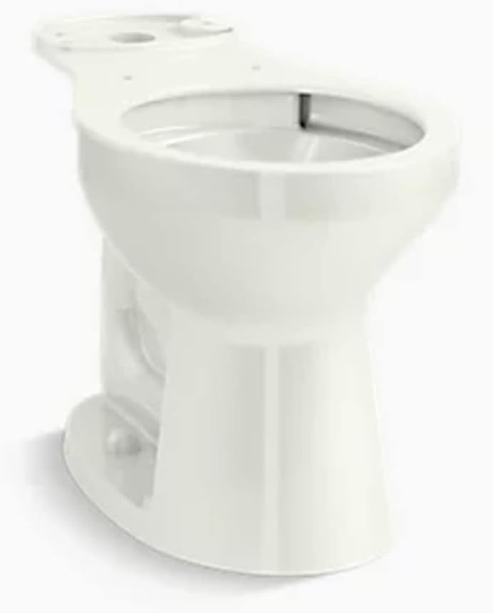 Cimarron Round Toilet Bowl Only in Dune with Comfort Height
