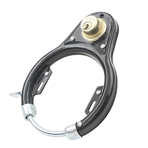 GZYF U-lock Vintage Bicycle U-Lock Wheel Lock Set Iron Anti-theft with 2 keys, 1PC