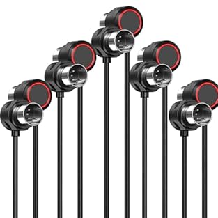 HIGH-SPEED MIDI CABLE: Ultra-slim 45° mirrored plug design enables zero-latency data transmission in tight spaces, ideal for studio setups and mobile rigs. MULTI-DEVICE COMPATIBILITY: Supports MIDI keyboards, synthesizers, controllers, and pedals via...