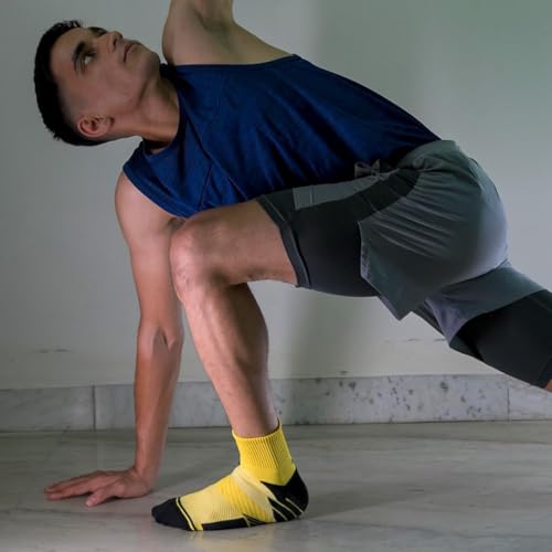 Image of HEELIUM Bamboo Athletic Socks for Men & Women | 3X Tougher & Durable, Ultra Soft & Blister Resistant | Perfect for Gym, Sports & Long Distance Running