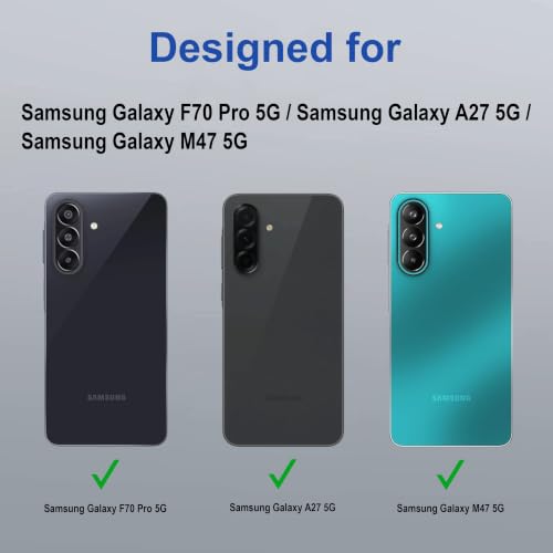 Image of Zapcase Back Case Cover for Samsung Galaxy F70 Pro 5G | Magnetic Case with Built-in Metal Ring | Supports MagSafe Charger, Wallet & Car Mount | Shockproof Hybrid PC + TPU | Blue