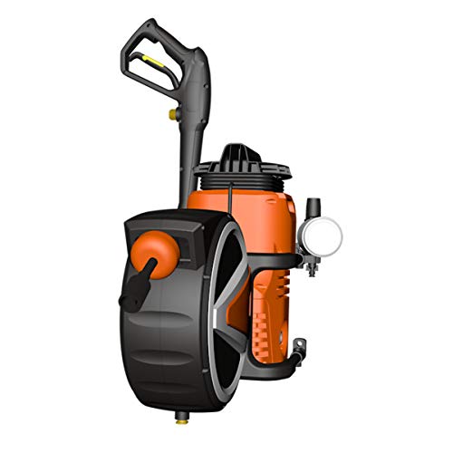 Giraffe Power Washers & Retactable Hose Reel 2 in 1 Wall Mount Electric