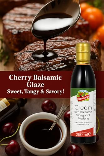 Italian Garden Balsamic Cream, 250ml Glass Bottle - Image 3 thumbnail