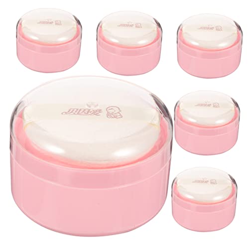 Totority 6 Pçs Caixa De Sopro De Pó Corporal Caixa De Plástico Dispensador De Viagem Pó De Bebê E Re