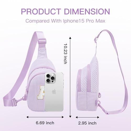 Image of Viverte Gifts for 8 9 10 11 12 Year Old Girls Sling Bag Crossbody Bags Fanny Pack for Teen Girls Personalized Gifts for Women