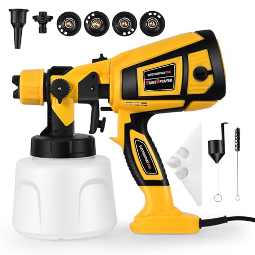 Jradse Pistolet à Peinture Électrique HVLP 800W,...