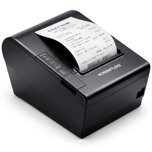 Image of 80mm Thermal Receipt Printer PSF811-UEWB | USB+LAN + WiFi+ BT | Heavy Duty Auto Cutter | Fast Billing Printer for Restaurant, Retail, POS, KOT & Token Printing (PSF811-(USB+LAN+WiFi+BT))