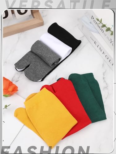 Image of 6 Pairs Japanese Toes Separated Socks for Men Women Unisex