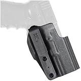 Kydex IWB Holster Compatible with Glock G43, 43x (Made in Israel, Trusted By The IDF) Front Line - Inside Waistband Concealed Carry Clip for Pistols, Tactical Law Enforcement & Civilian Guns