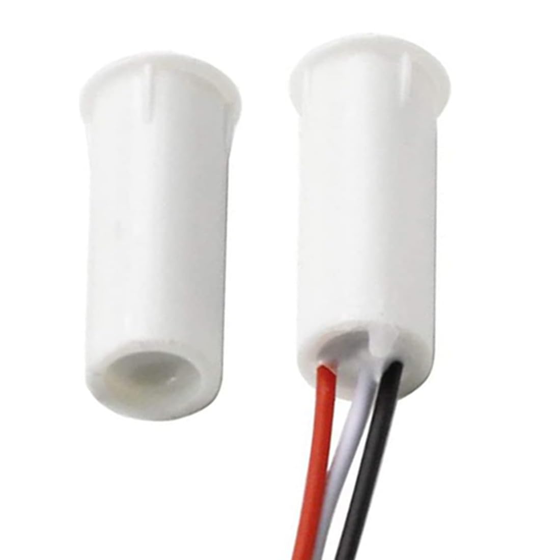4 Sets Magnetischer Reed-Schalter RC-35 NC/NO Versenkte verdrahtete Tür Fenster Alarm, Magneti Türschalter, Kontaktsensor, für Haussicherheit und Einbruchalarm