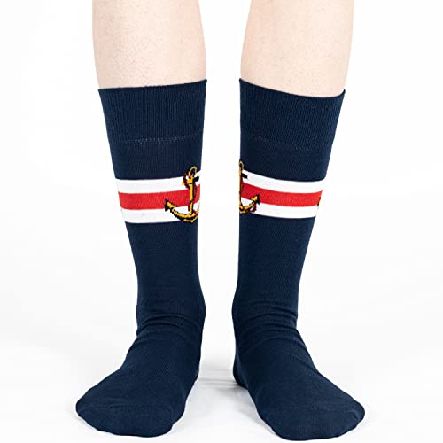 Image of Mysocks Unisex Extra Fine Combed Cotton Crew Socks |Colourful Designs | Seamless Toe | Make Your Steps Enjoyable