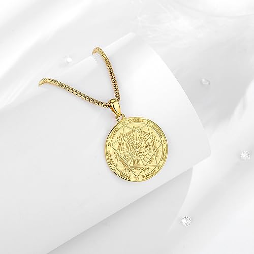 Colgante de San Miguel Arcángel Plata y Oro 18k Colgante de San Miguel Arcángel Plata y Oro 18k