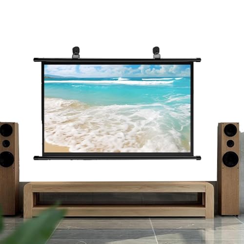 Pantalla de proyector manual 72 pulgadas 16:9