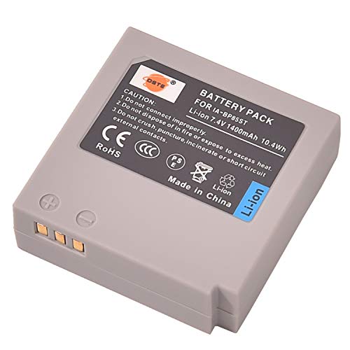 DSTE Ersatz Batterie Akku kompatibel mit Samsung IA-BP85ST VP-HMX08 VP-HMX10 VP-HMX10C VP-HMX20C VP-MX10 VP-MX20 VP-MX25 HMX-H100 HMX-H104 HMX-H105 HMX-H106