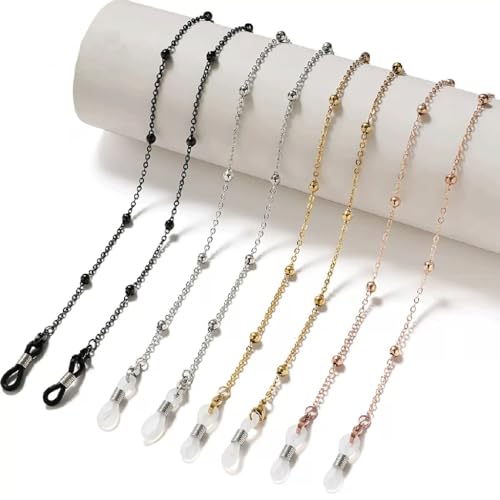 MQPALZKD Metal Glasses Chain Sunglasses Neck Chain Earphone Chain(Black)