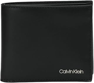Calvin Klein Solid Black Leather Bi-Fold Wallet Price In India