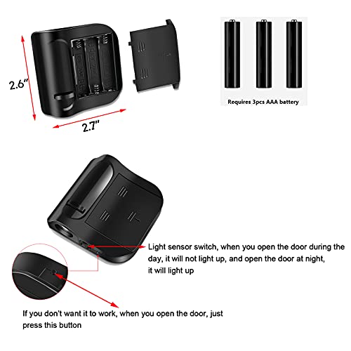 LZLRUN 2Pcs Custom Logo Projector Car Door Step Led Lights Upgrade Smart Light Sensor Personalized Welcome Step Light - Thumbnail 4