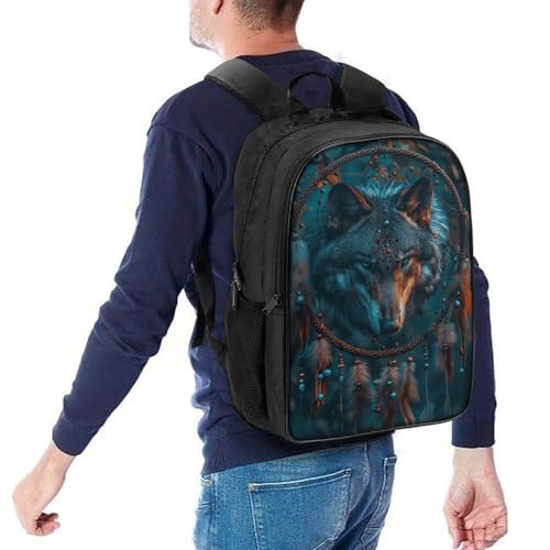 Mochila escolar de dibujos animados 3D Wolf para niños de primaria 5