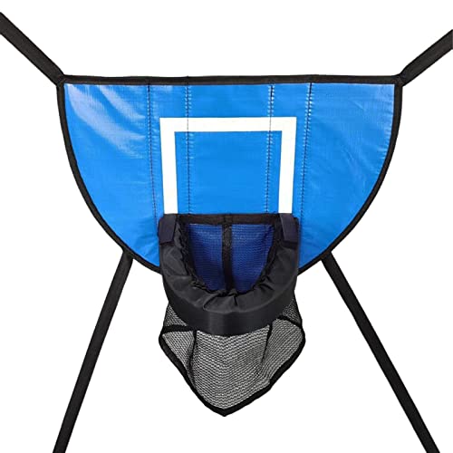 UVCMDUI Mini Trampoline Basketball Hoop, Universal Lightweight Basketball Hoop for Trampoline, Easy to Assemble Outdoor Basketball Hoop